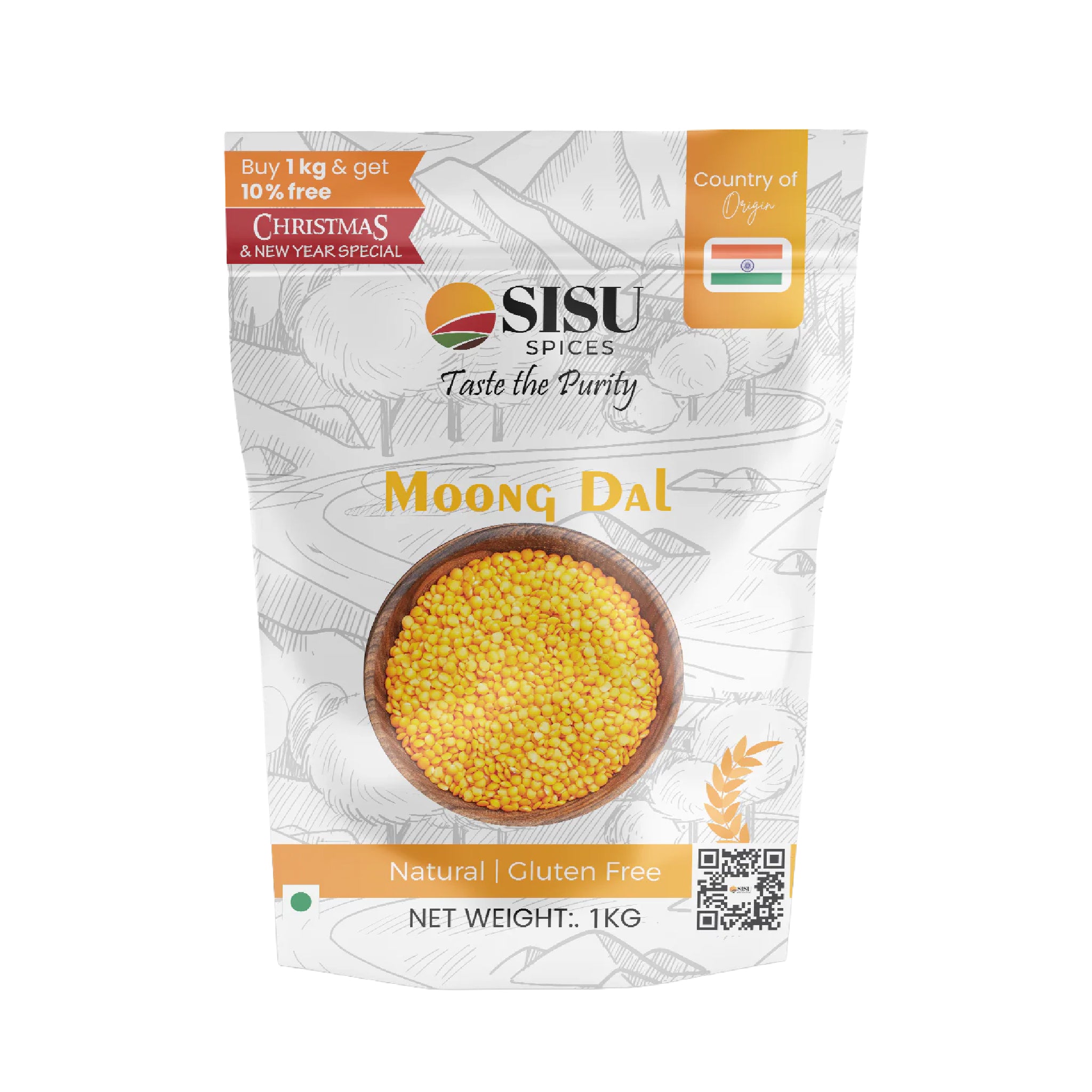 SISU - Moong Dal (1kg)