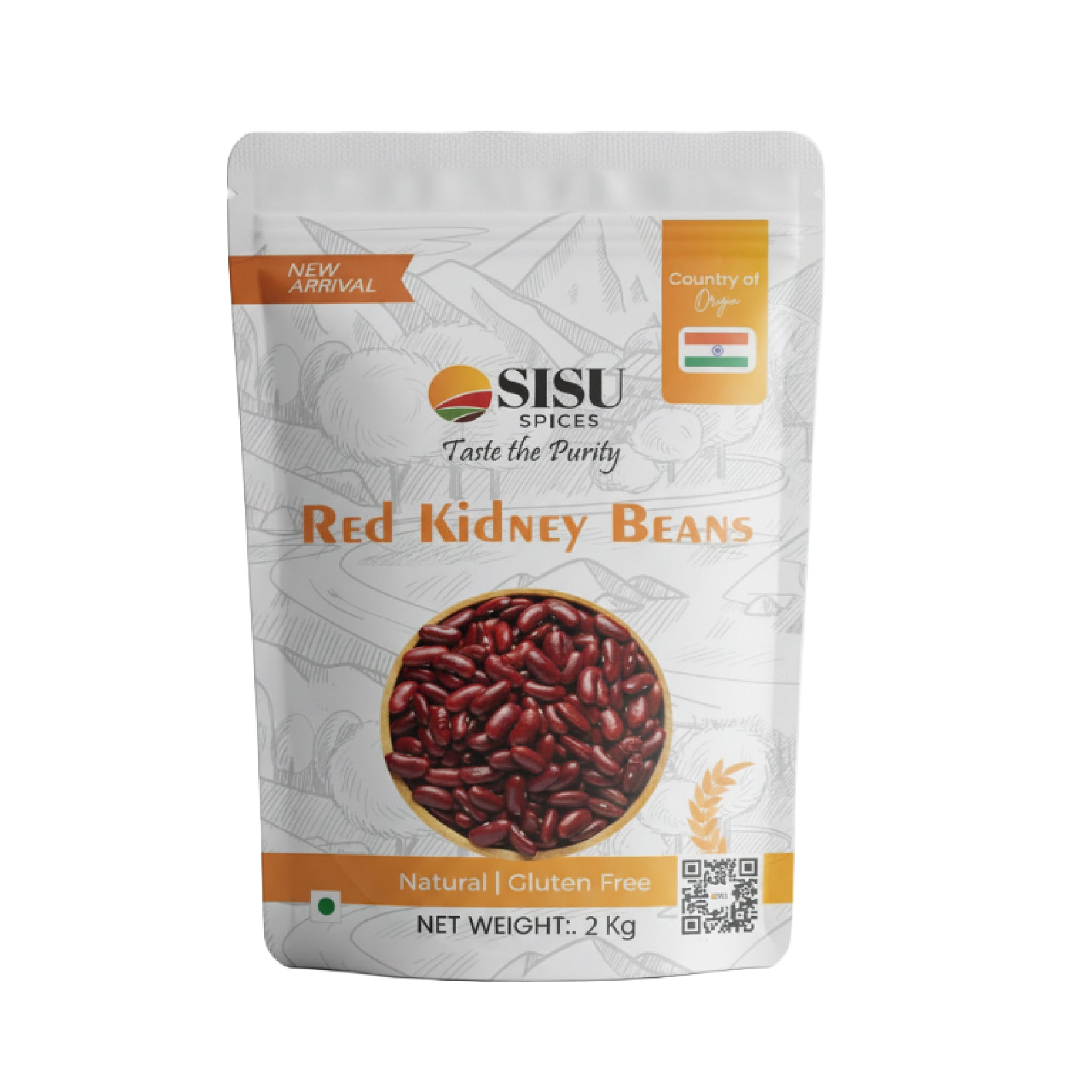 SISU - Red Kidney Beans (1kg)