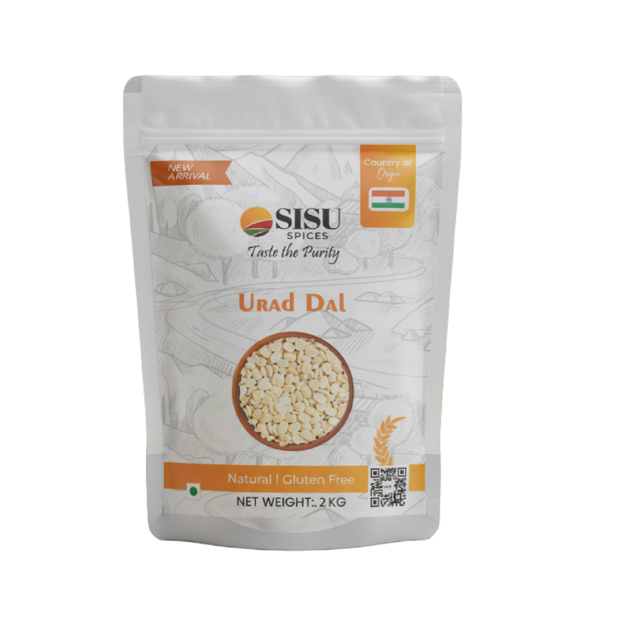 SISU - Urid Dal Split (2kgs) - Buy 2 Kg and GET 1 KG FREE !!!