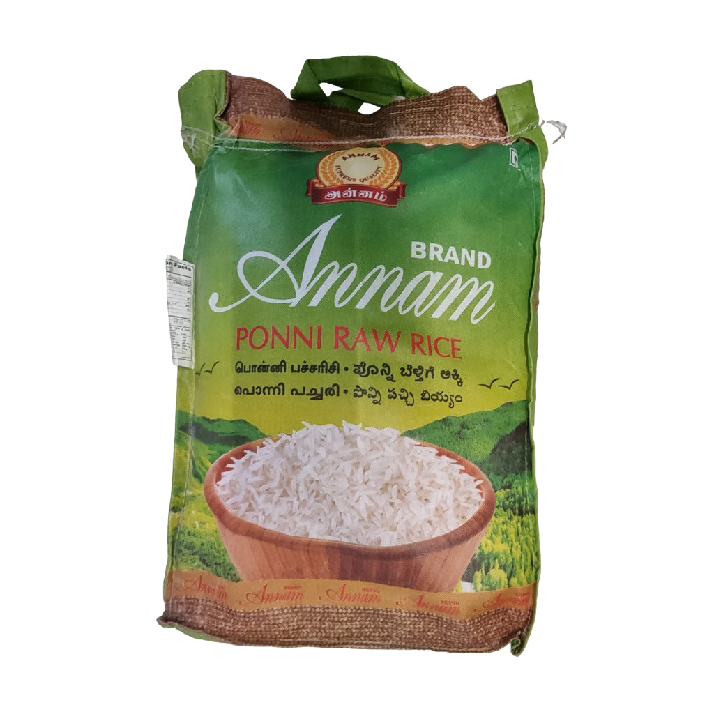 Annam - Ponni Raw Rice (10kgs)