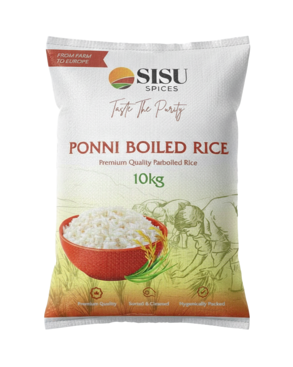 SISU - Ponni Boiled Rice (10Kgs)