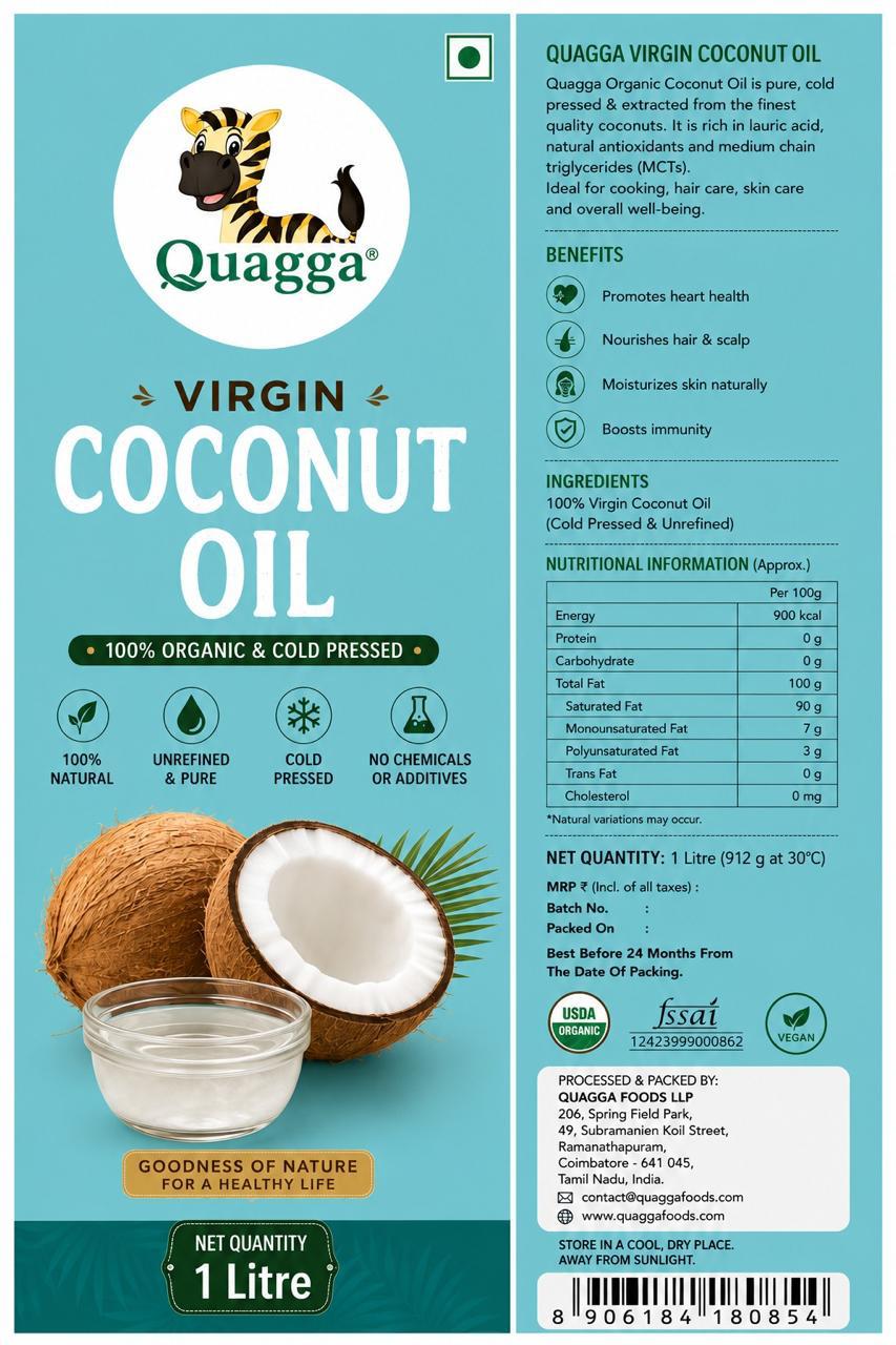 Quagga - Coconut Oil  (1000ml)