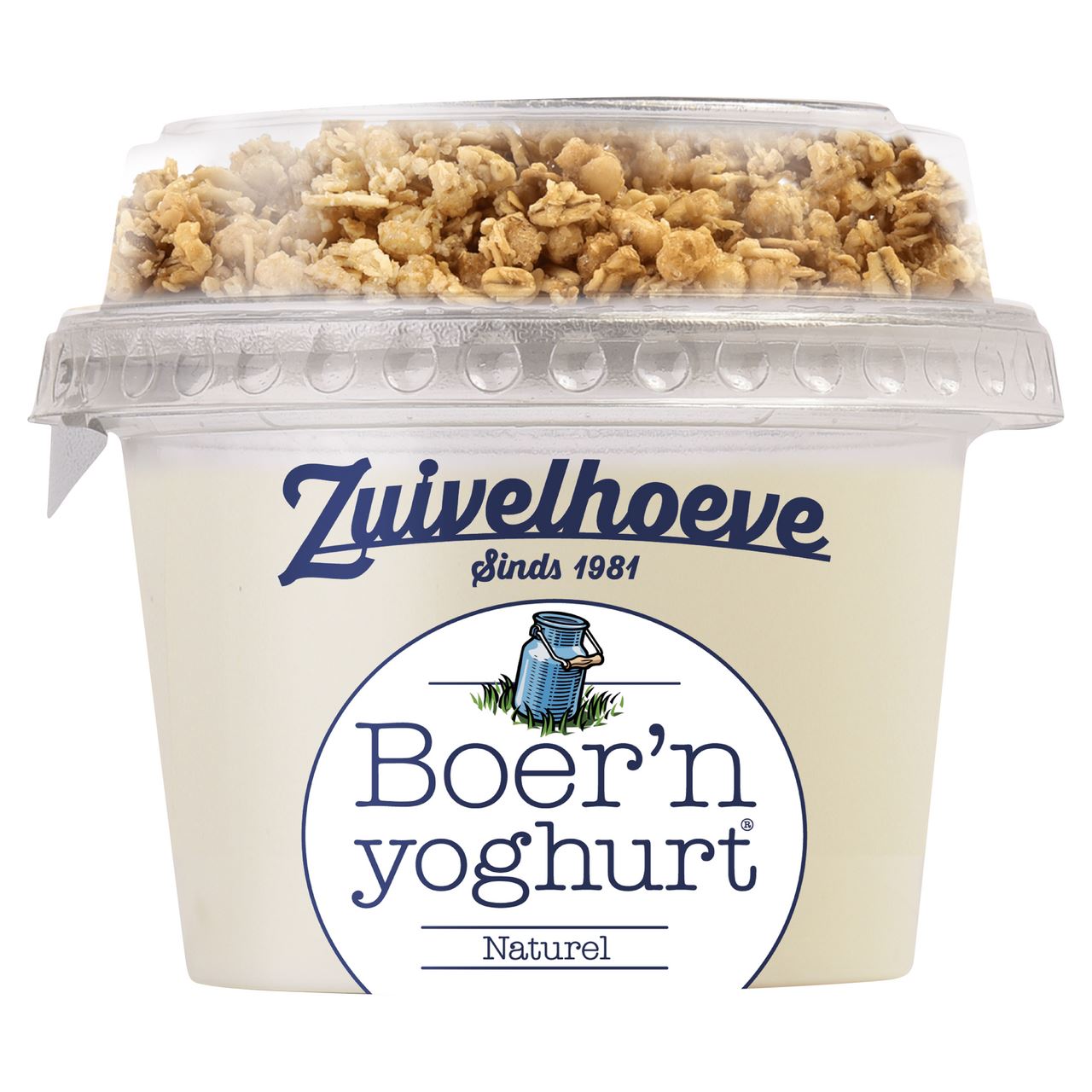 Zuivelhoeve Boer'n Yoghurt Natural & Muesli 170 g