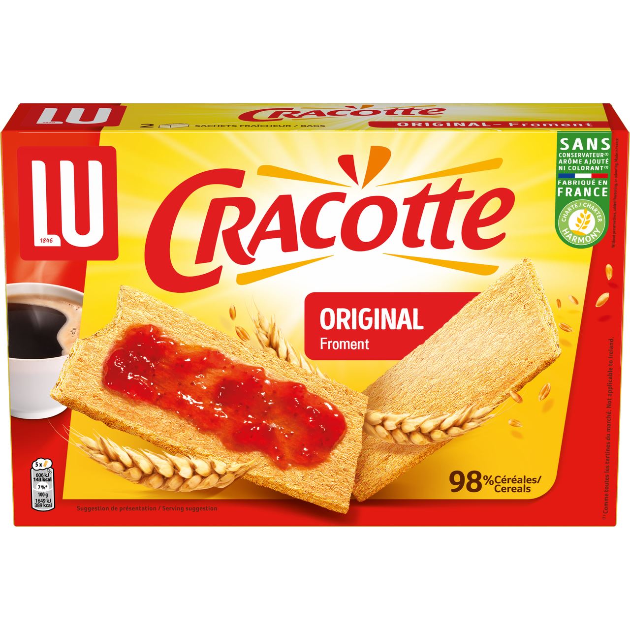 LU Cracotte Natural 250 g
