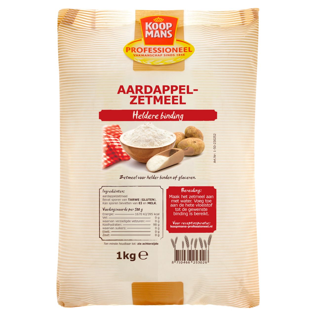 KOOPMANS PROFESSIONAL Potato starch 1 kg