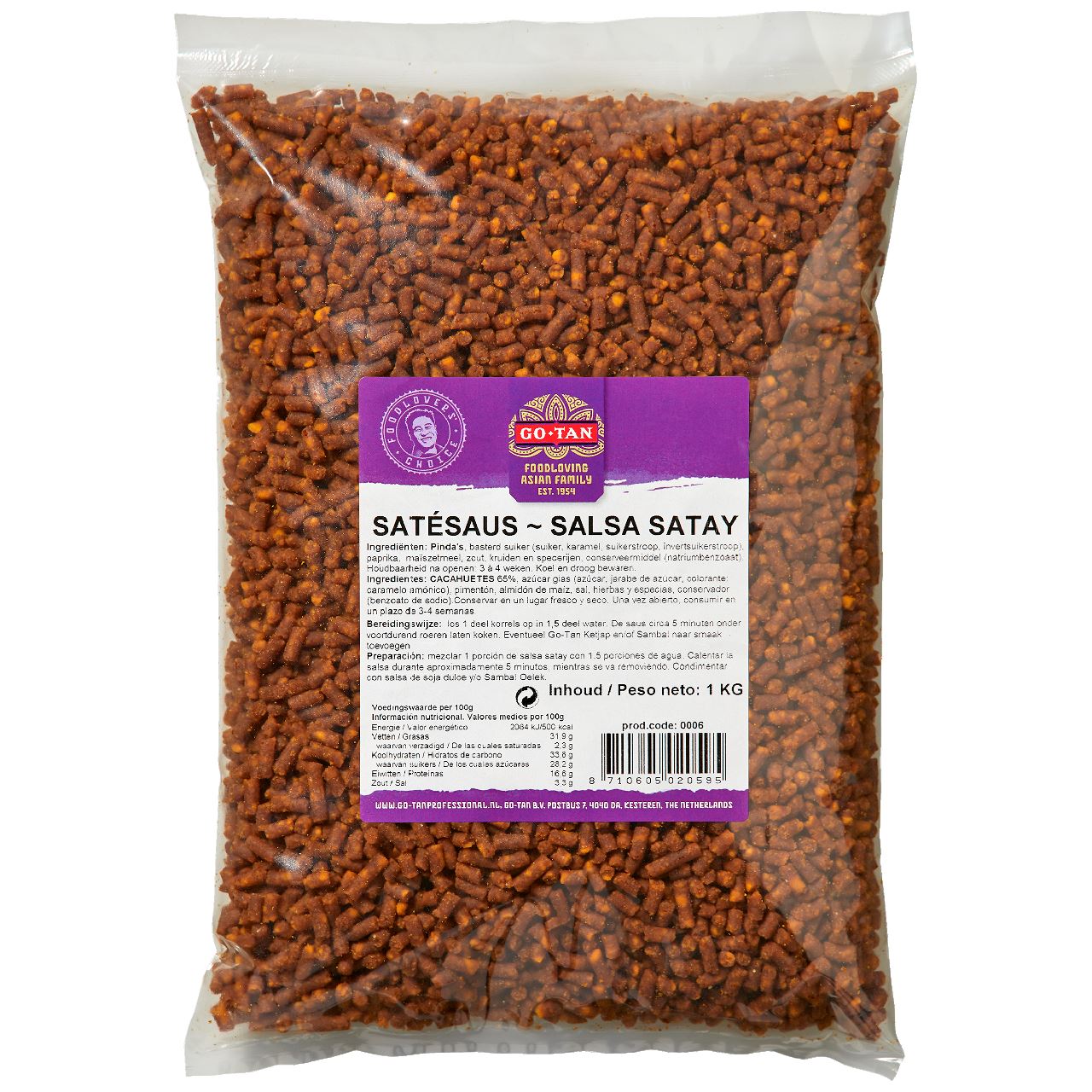 Go-Tan Satay Sauce (granules) 1 kg