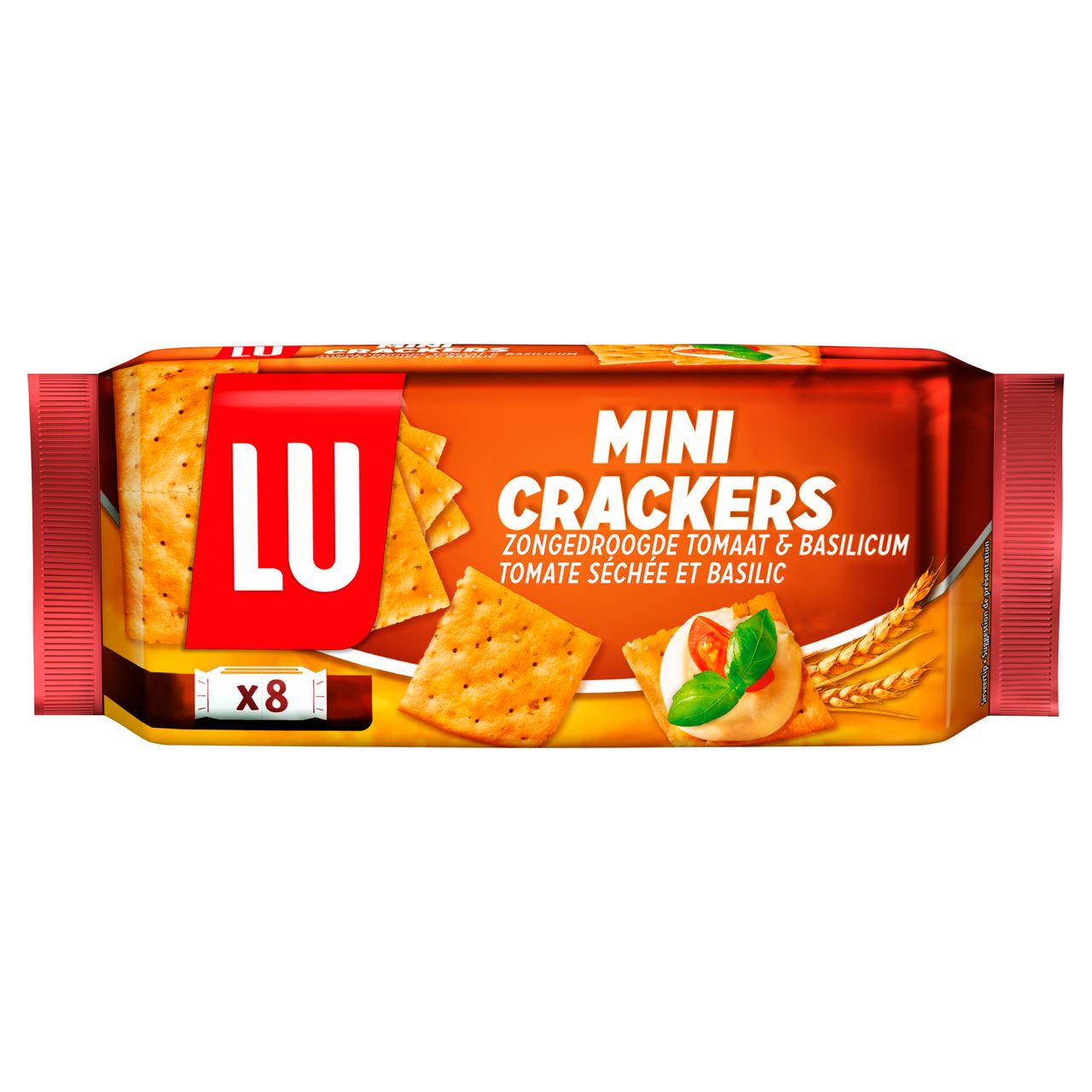 LU Mini Crackers Sun-Dried Tomato & Basil 8 pieces 250 g