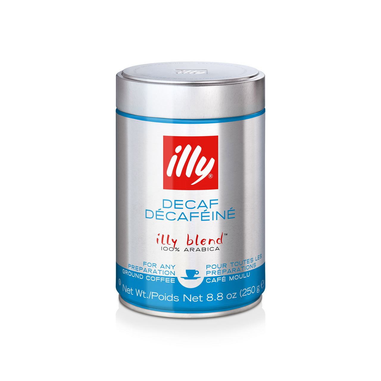 illy Espresso Caffeine Free Ground 250 g