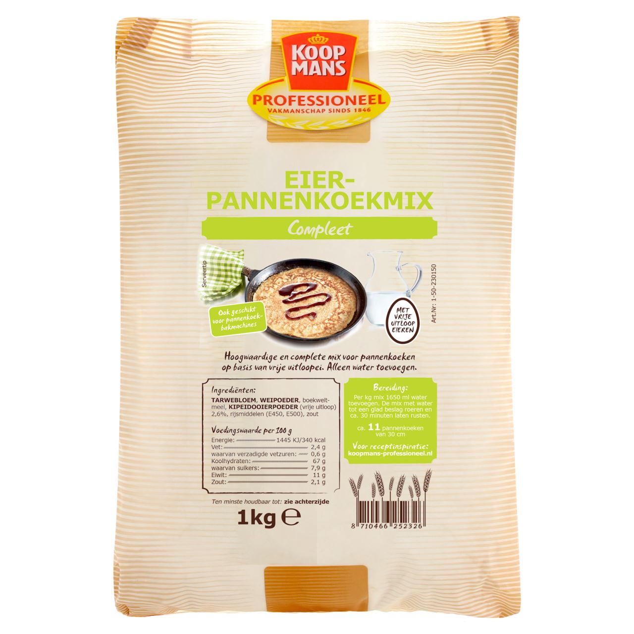KOOPMANS PROFESSIONAL Egg pancake mix 1 kg
