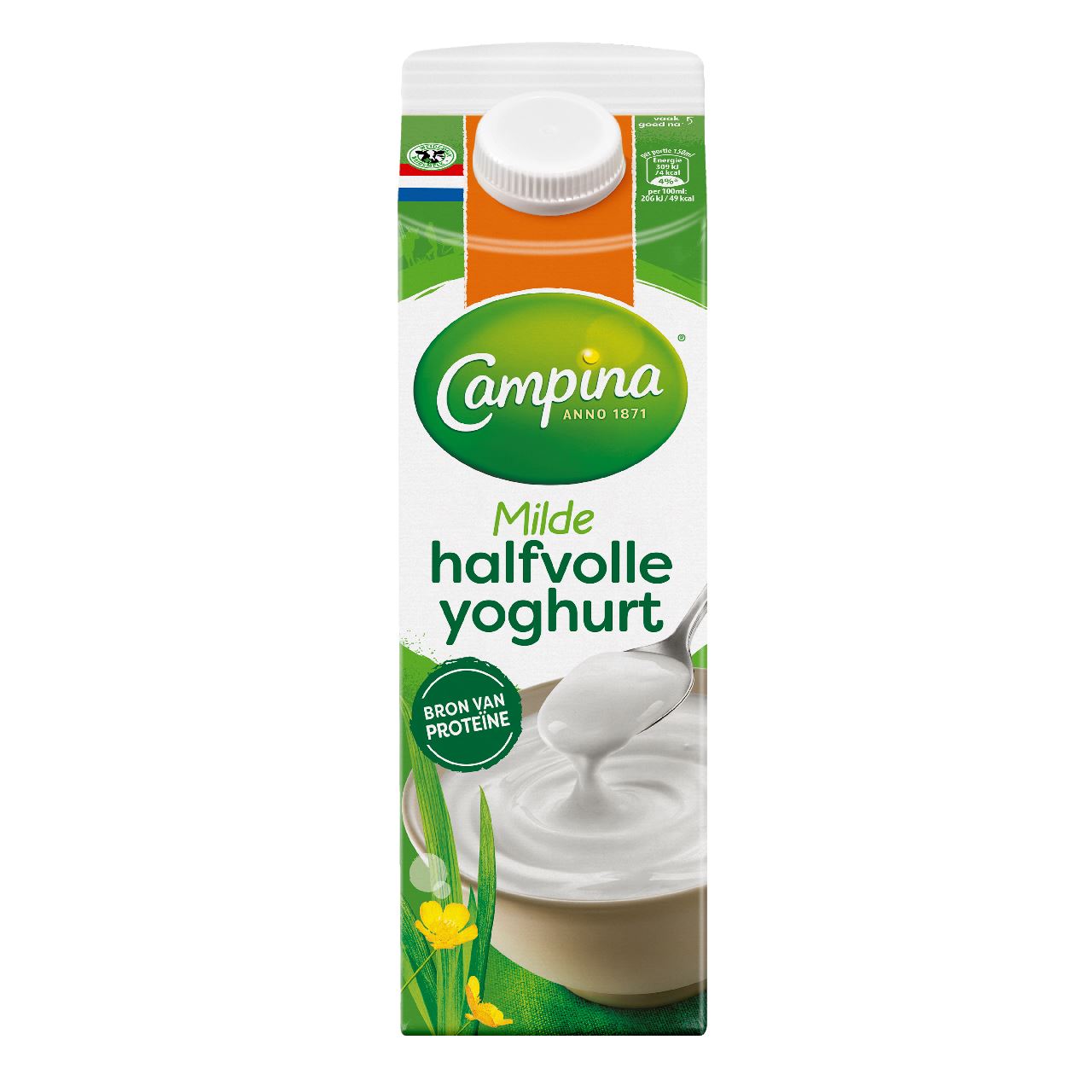 Campina Professional Semi-skimmed Mild Yogurt 1 l