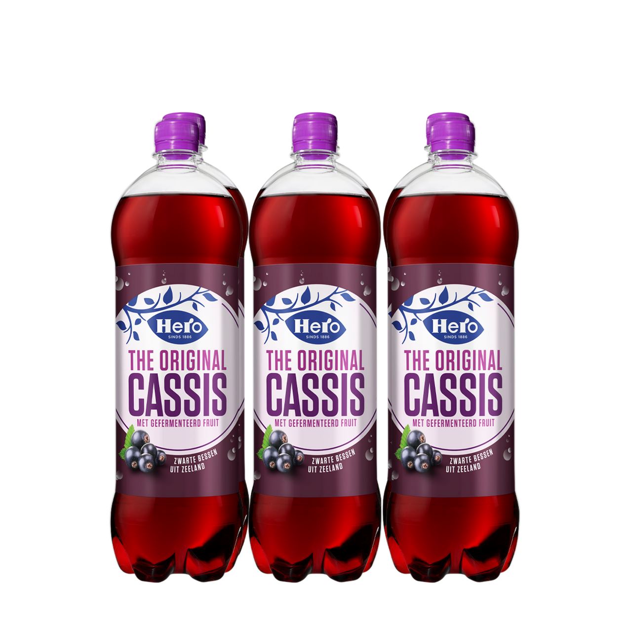 Hero Cassis PET 6 x 1.25 l