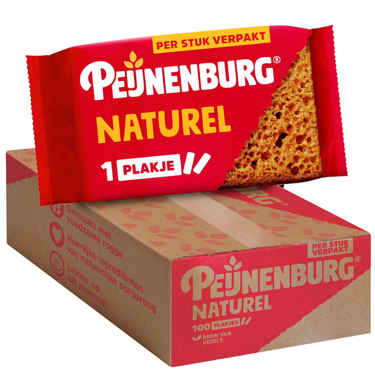 Peijnenburg Gingerbread Natural mono packed 100 slices x 28 g