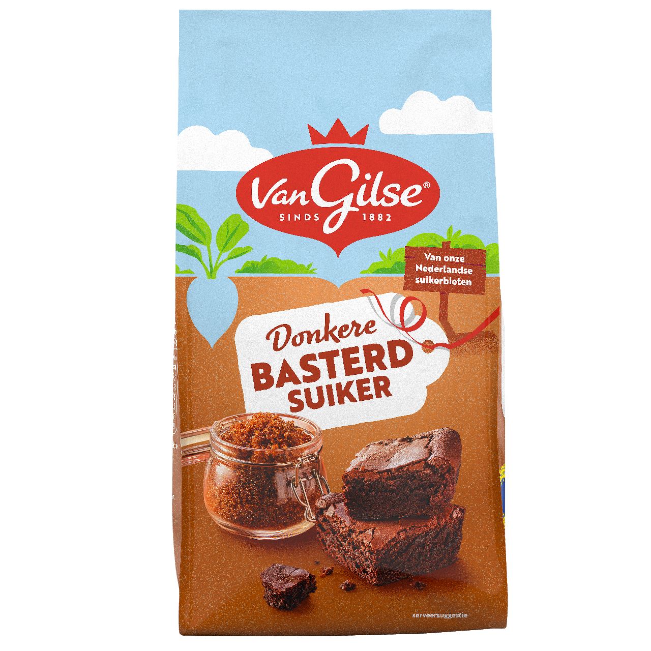 Van Gilse Dark Caster Sugar 600 g