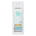 Brabantia PerfectFit compostable waste bag code S, 6 liters, 10 pieces/roll - Green