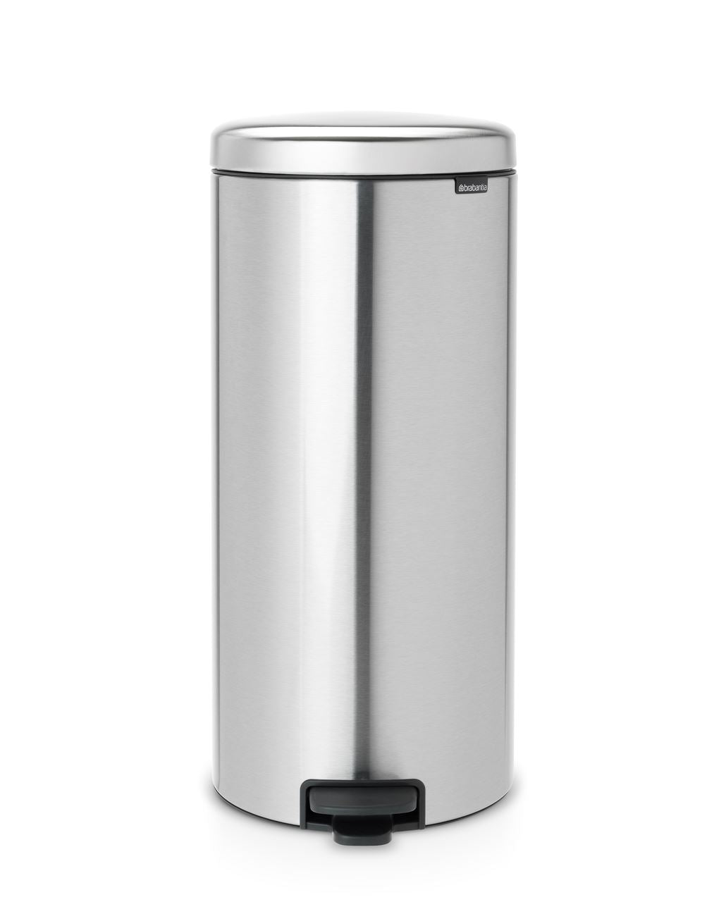 Brabantia newIcon pedal bin 30 liters with plastic inner bin - Matt Steel Fingerprint Proof