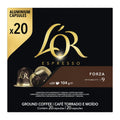 L'OR Espresso Forza Coffee Cups Value Pack 20 pieces 104 g