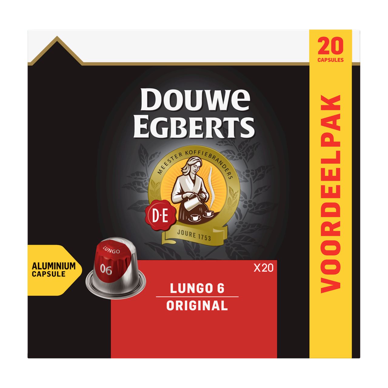 Douwe EGBERTS Lungo 6 Original 20 pieces 104 g