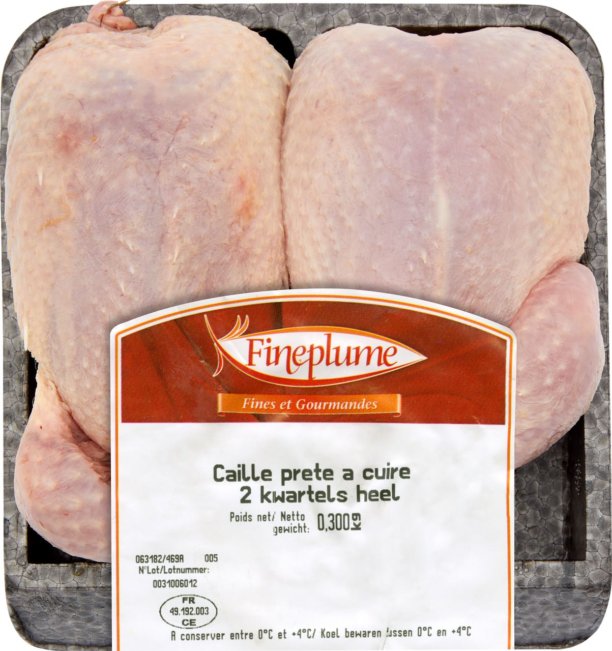 Greenland chicken Quail without head pack 300 grams