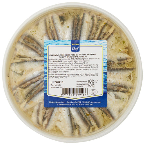 Anchovy garlic 800 g