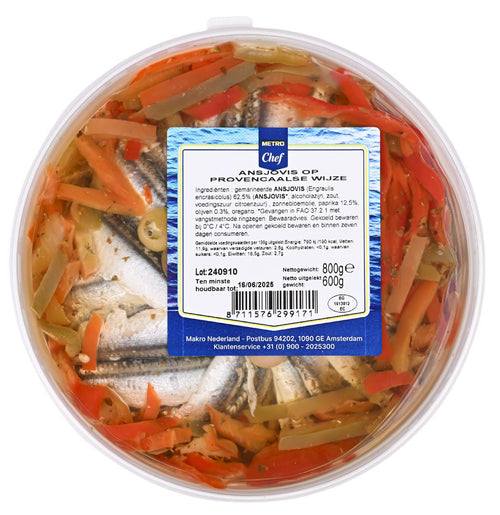 Anchovies provenciale 800 g