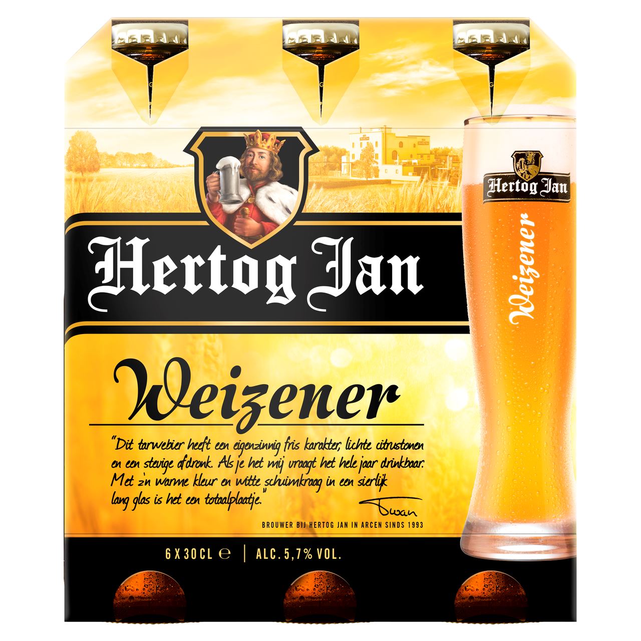 Hertog Jan Witbier bottle 6 x 30 cl 5.7%