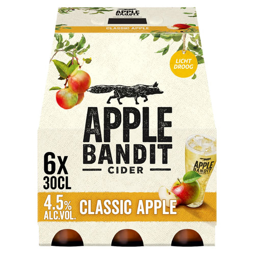Apple Bandit Cider Classic Apple Bottle 6 x 30 cl