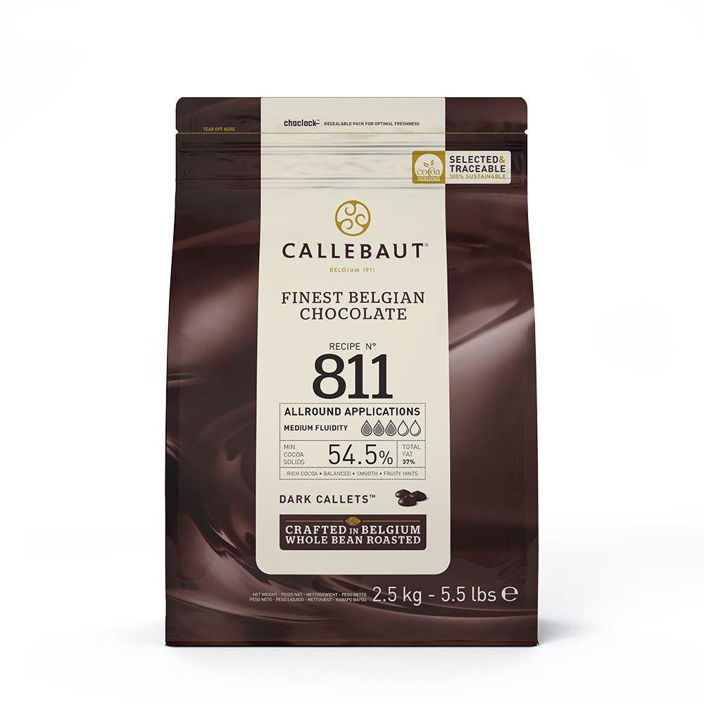 CALLEBAUT Callets Pure 54.5% 2.5 kg