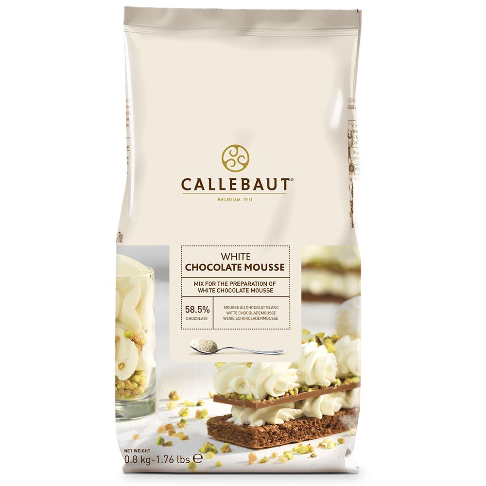 CALLEBAUT Chocolate Mousse Powder White 800 g