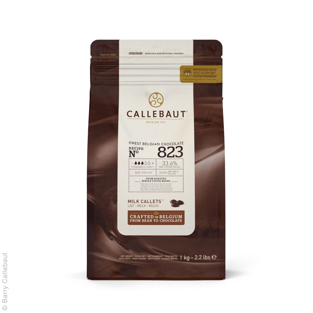 CALLEBAUT Callets Milk 33.6% 1 kg
