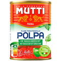Mutti Diced Tomato Flesh Basil 400 g