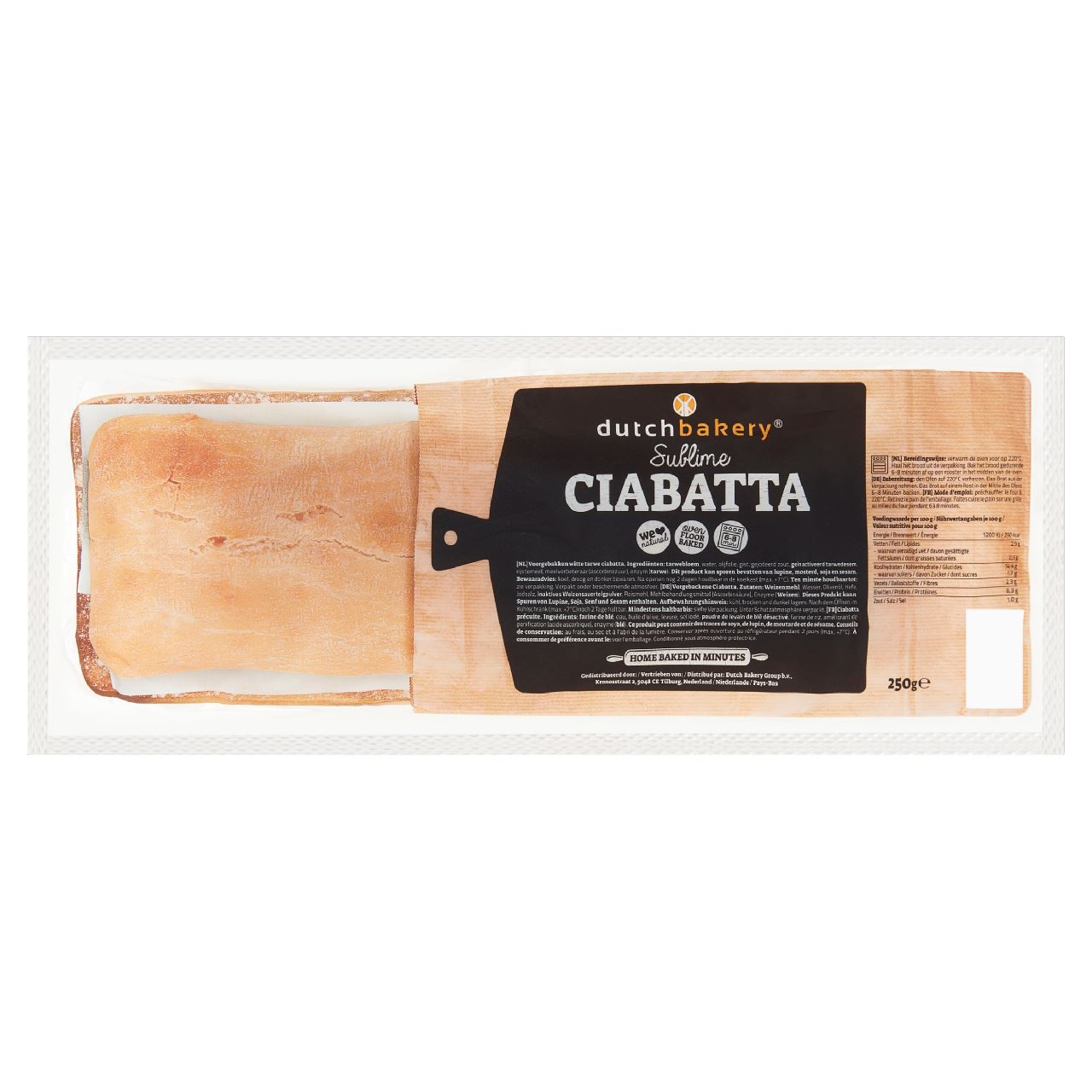 Dutch Bakery Sublime Ciabatta 250 g