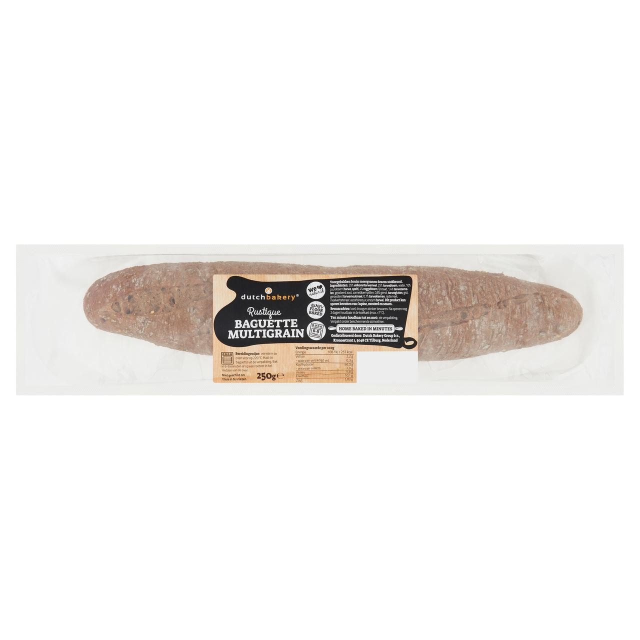 Dutch Bakery Rustique Baguette Multigrain 250 g