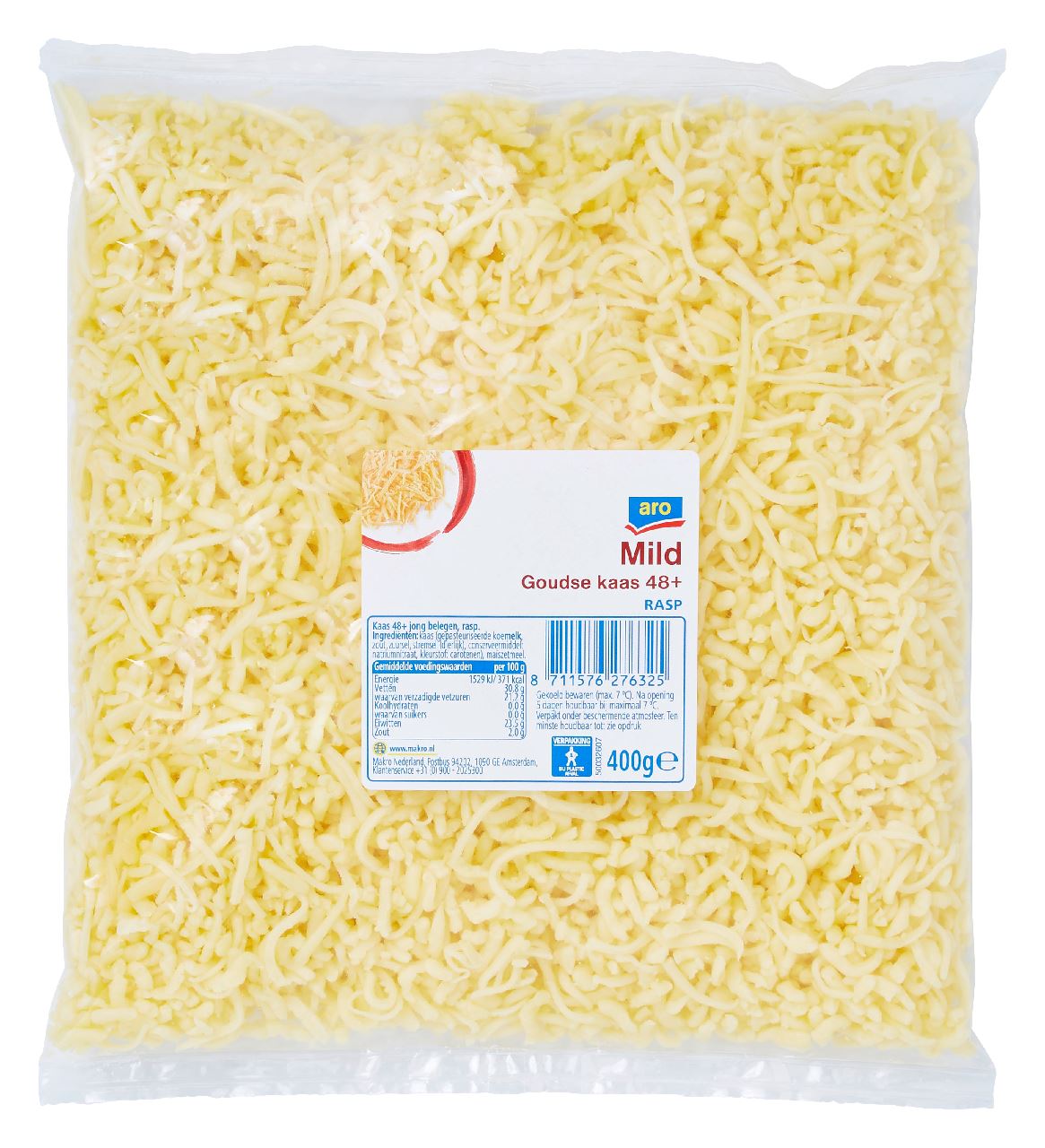 aro 48+ Gouda grated cheese young matured 400 g