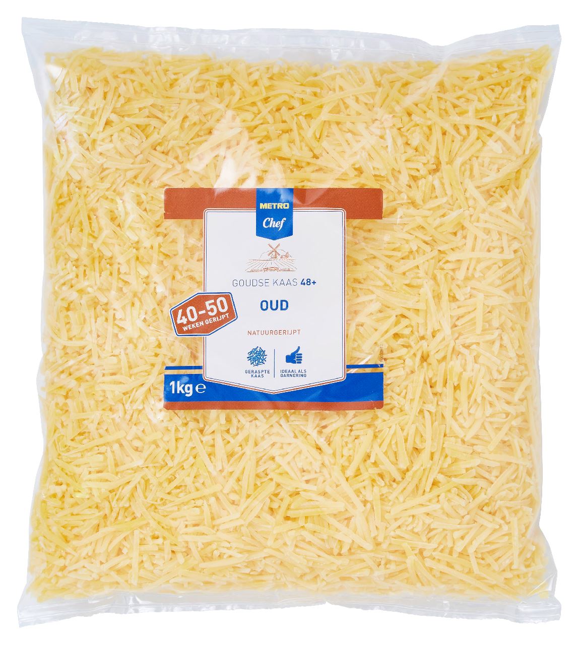 grated old Gouda cheese 48+ 1 kg