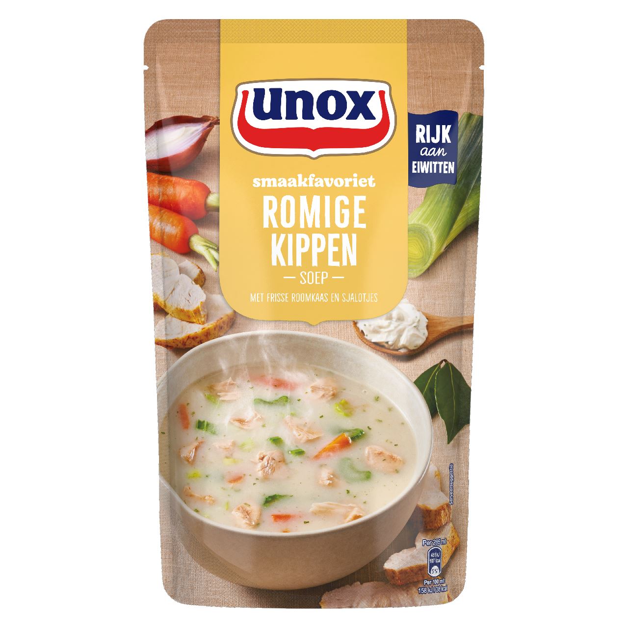 Unox Soup In Bag Creamy Chicken 570 ml