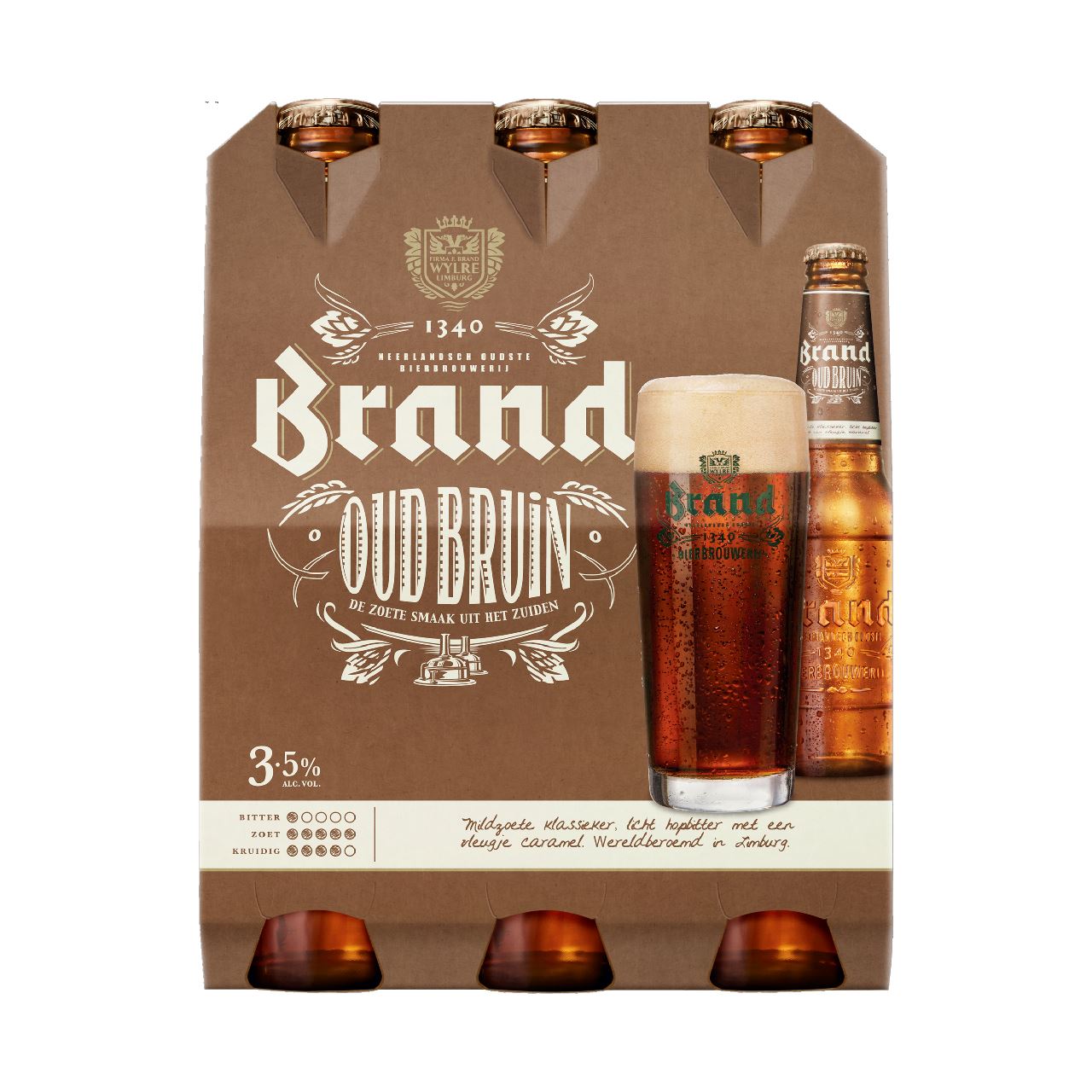 Brand Oud Bruin Beer Bottle 6 x 30 cl