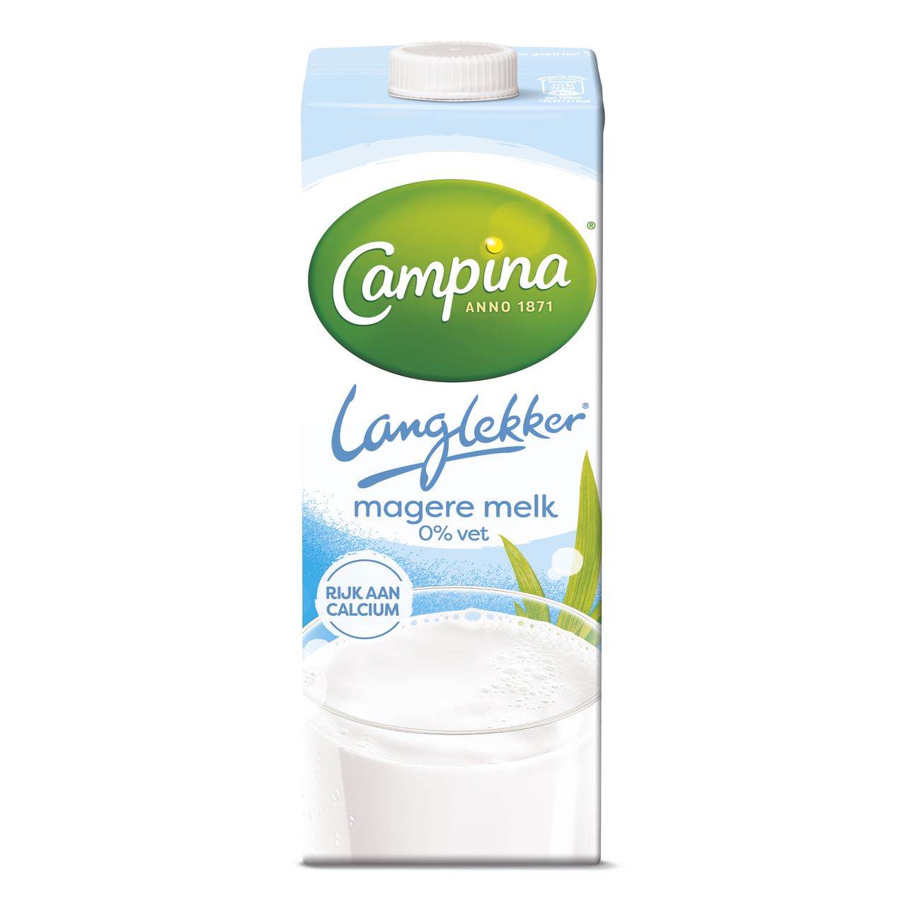 Campina Langlekker Skimmed Milk 0% Fat 1 l