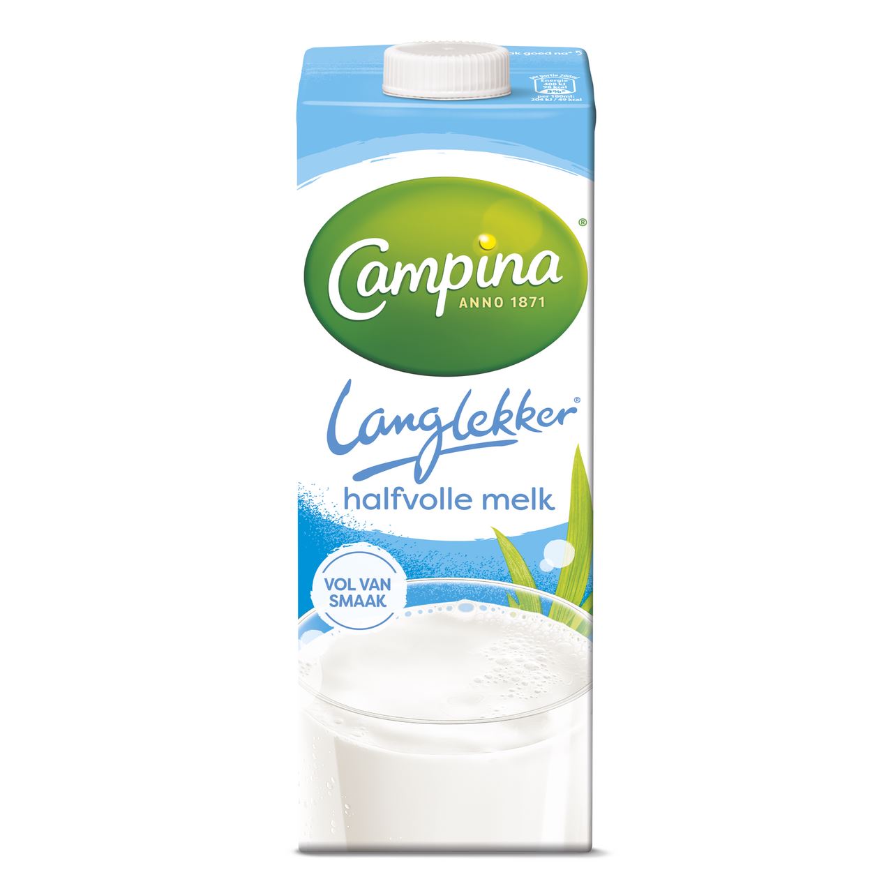 Campina Langlekker Semi-skimmed Milk 1 l