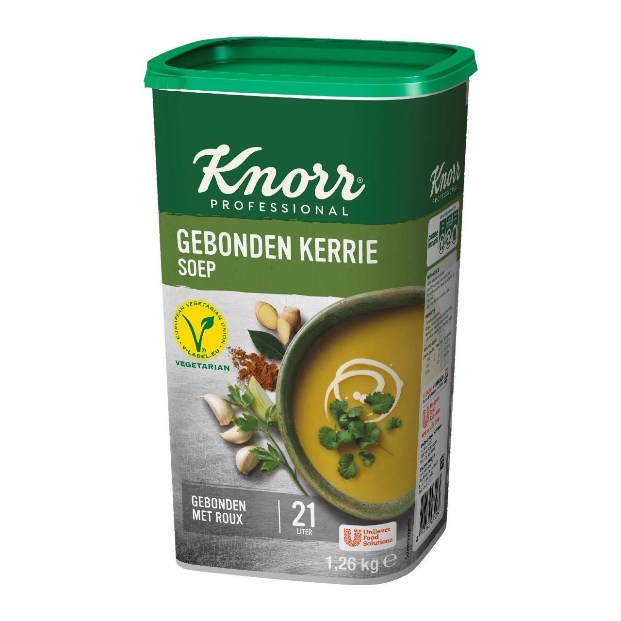 Knorr Professional Classic Bound Curry Soup Powder yield 21L 1.2 kg