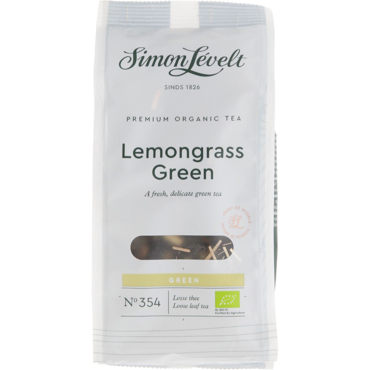 Simon Lévelt Premium Organic Tea Lemongrass Green organic 90 g