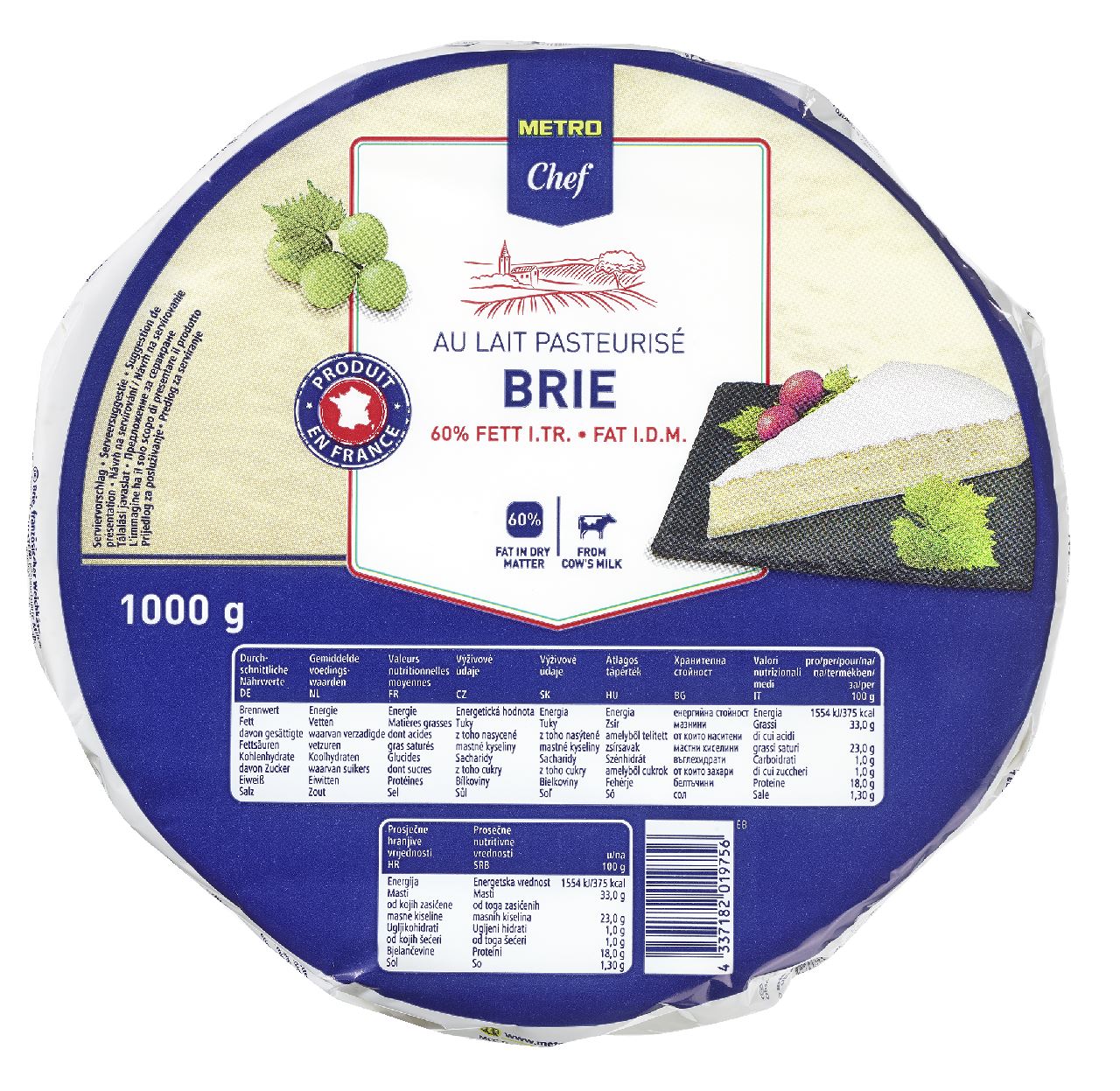 Brie 60% 1 kg