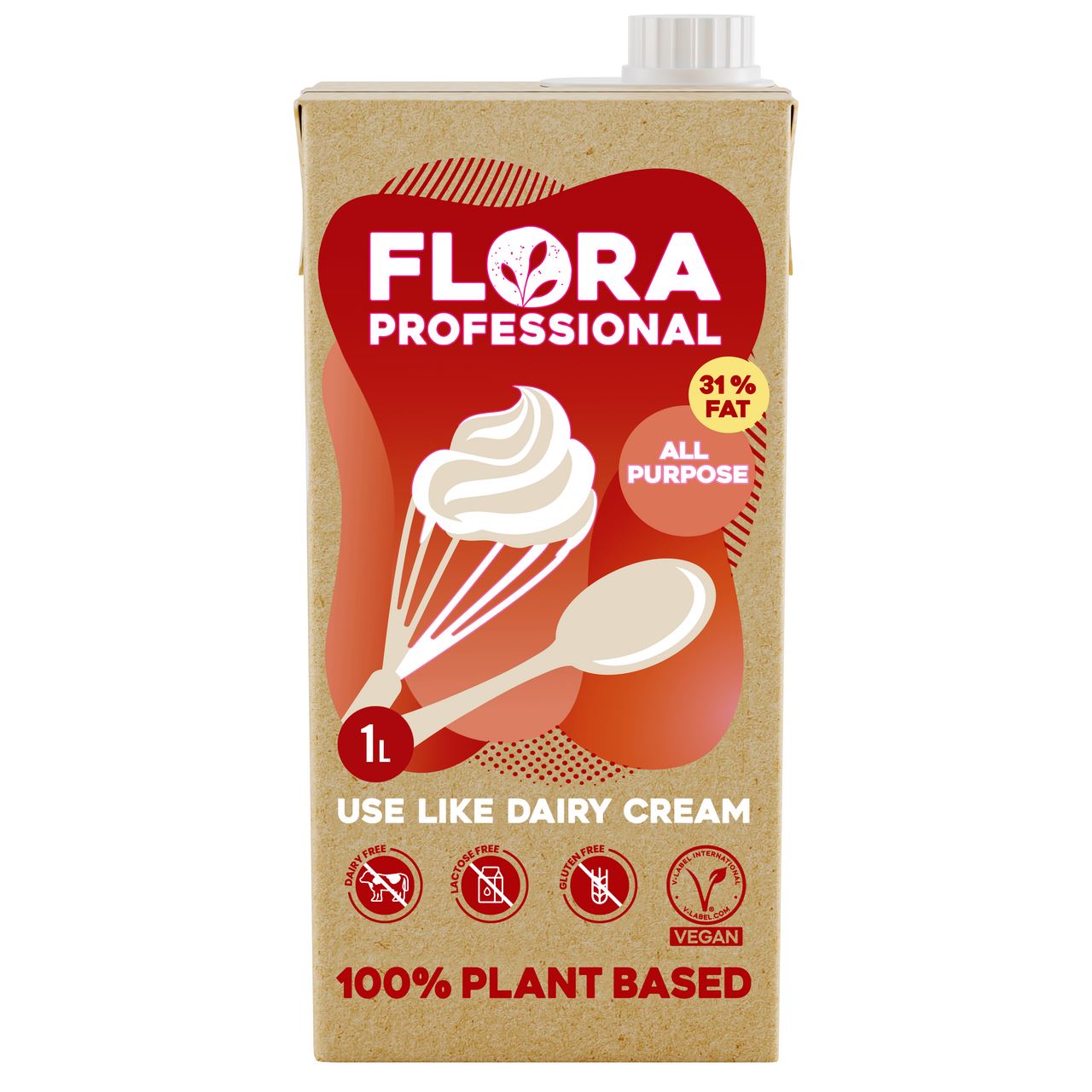 FLORA PROFESSIONAL Plant Cooking & Whipping 31% fat pack 1 l