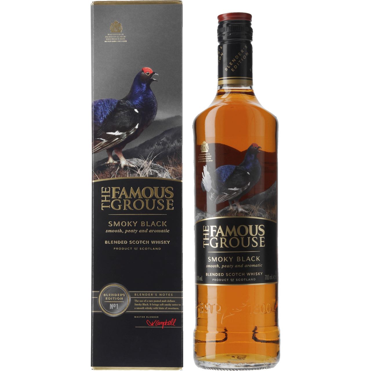 The Famous Grouse Smoky Black 70 cl 40%