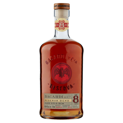 BACARDÍ RESERVA OCHO Rum Rare Gold 70 cl 40%