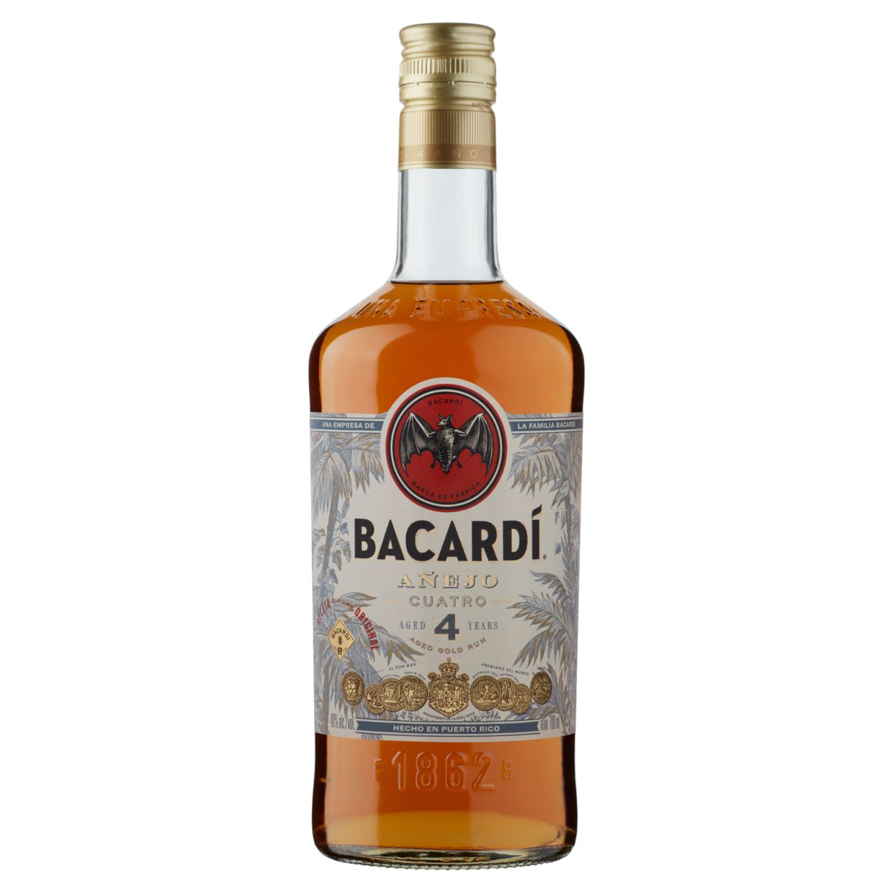 BACARDÍ ANEJO CUATRO 4 years 70 cl 40%