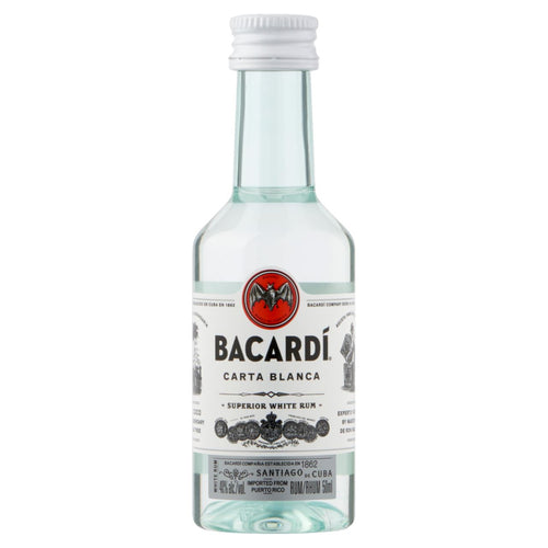 BACARDÍ CARTA BLANCA Rum 10 x 5 cl 37.5%
