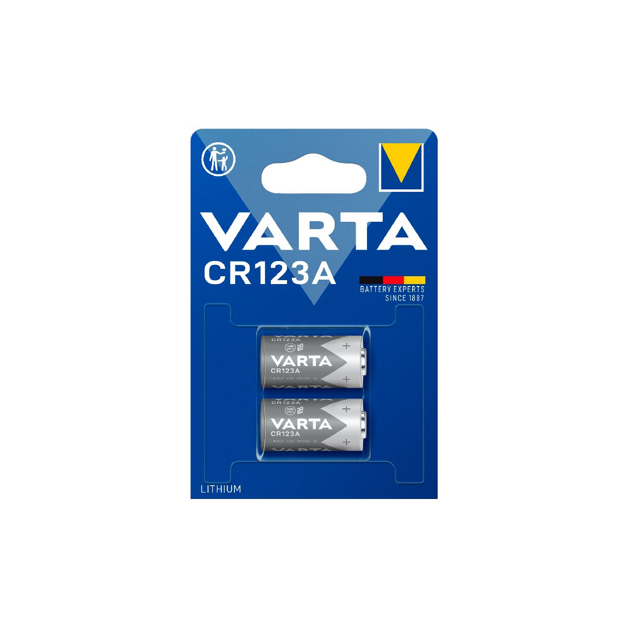 VARTA CR123A Photo battery 3 V 1600 mAh 2 pieces