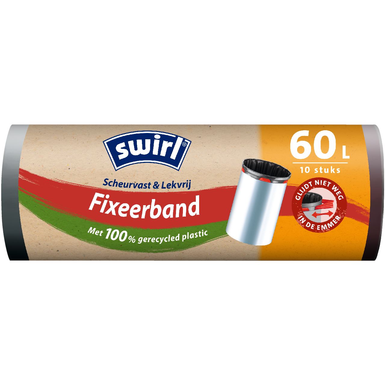 Swirl 174171 waste bag 60 l Black 10 piece(s)