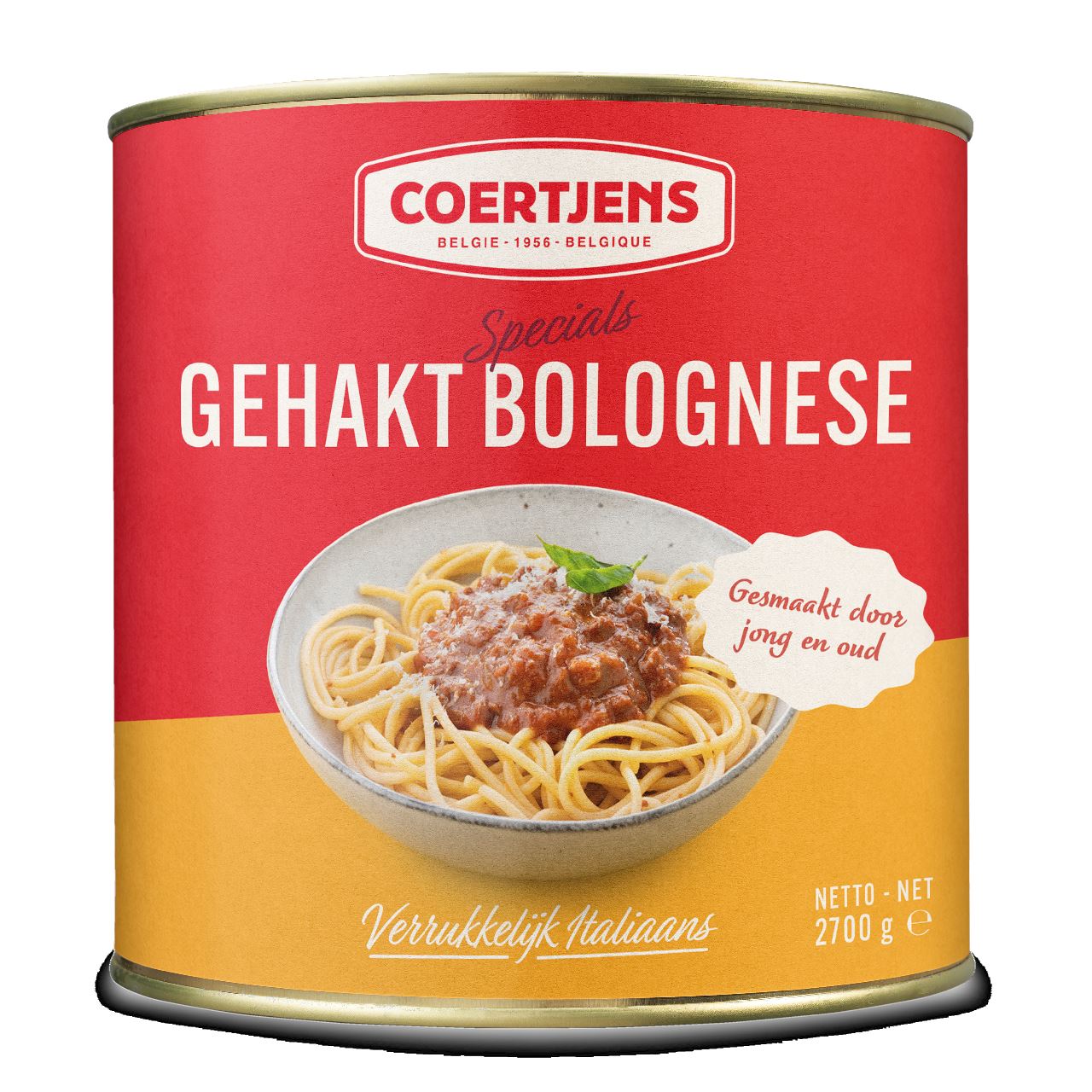 Coertjens Minced bolognese with 28% beef 2.7 kg