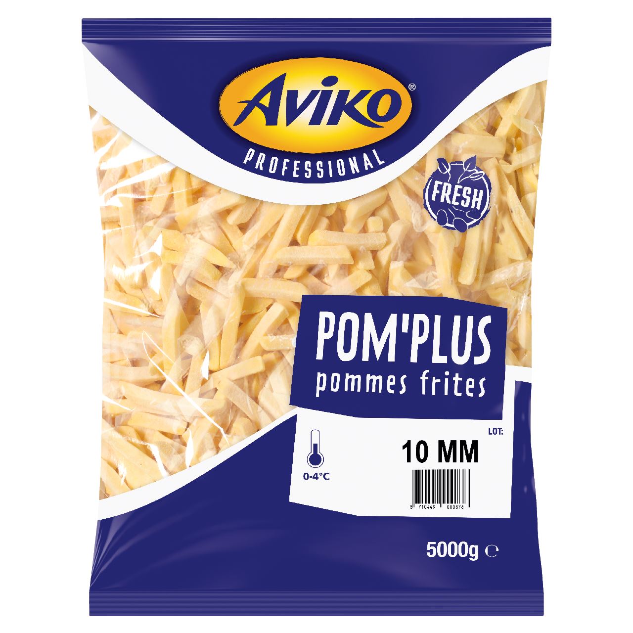 Aviko 10 mm Pom Plus 2 x 5 kg